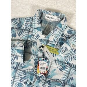 Robert Graham Tropical Flip Side Reversible Plaid L/S Button Up Shirt Mens M NWT